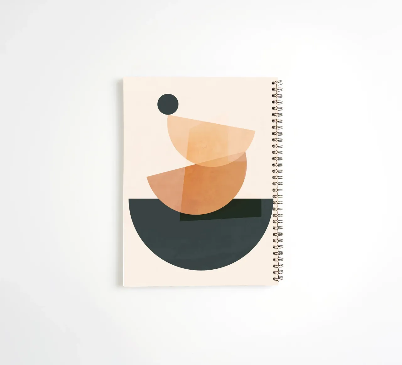 Minimal Abstract Shapes 18 spiral notebook by ThingDesign