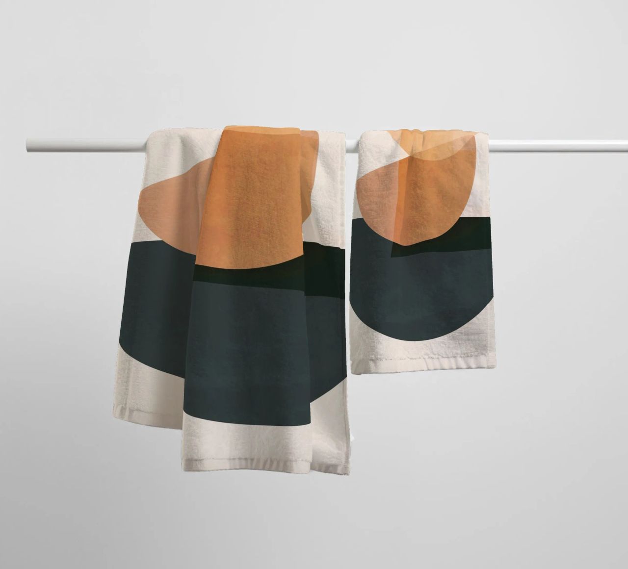 Minimal Abstract Shapes 18 towel by ThingDesign
