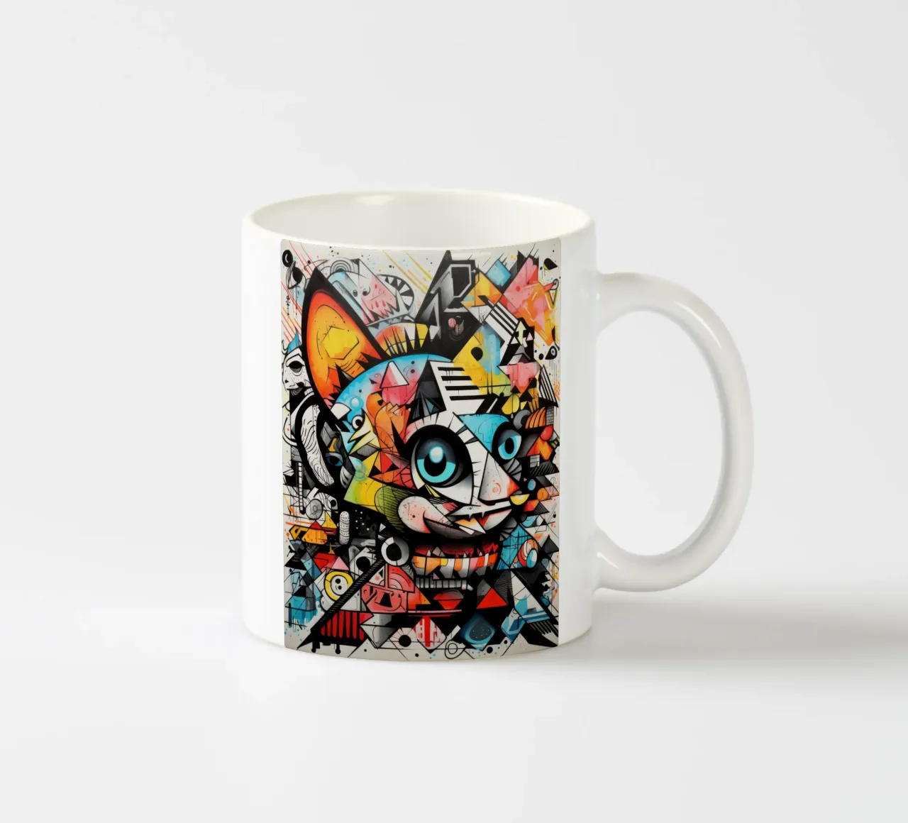 animali graffiti tazza in ceramica da Art Digital Visuel