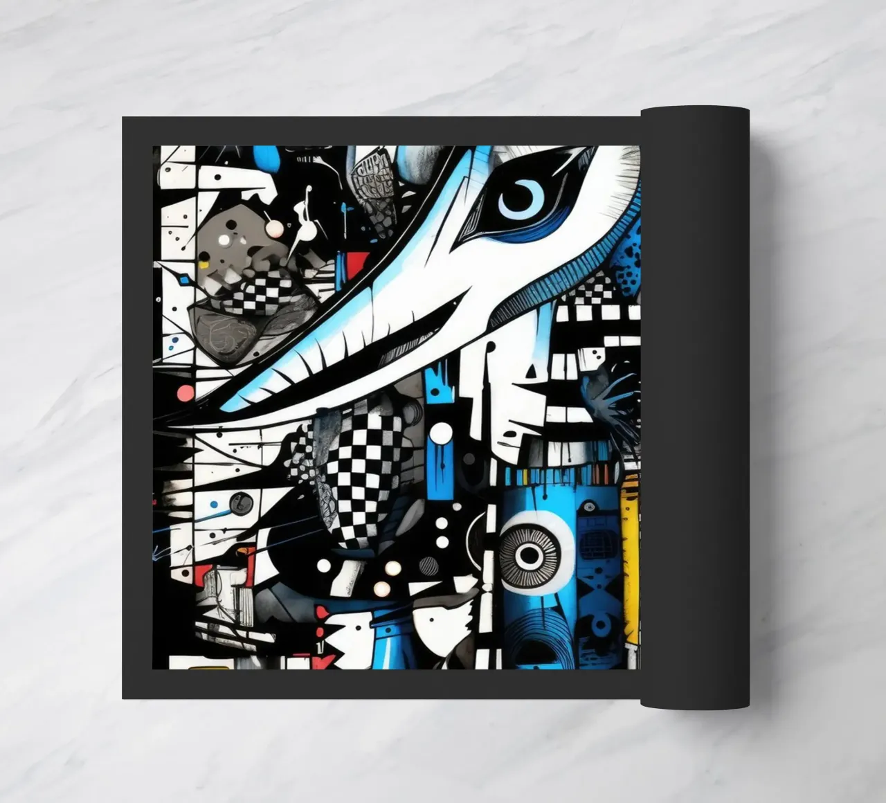 graffiti animals doormat by Art Digital Visuel