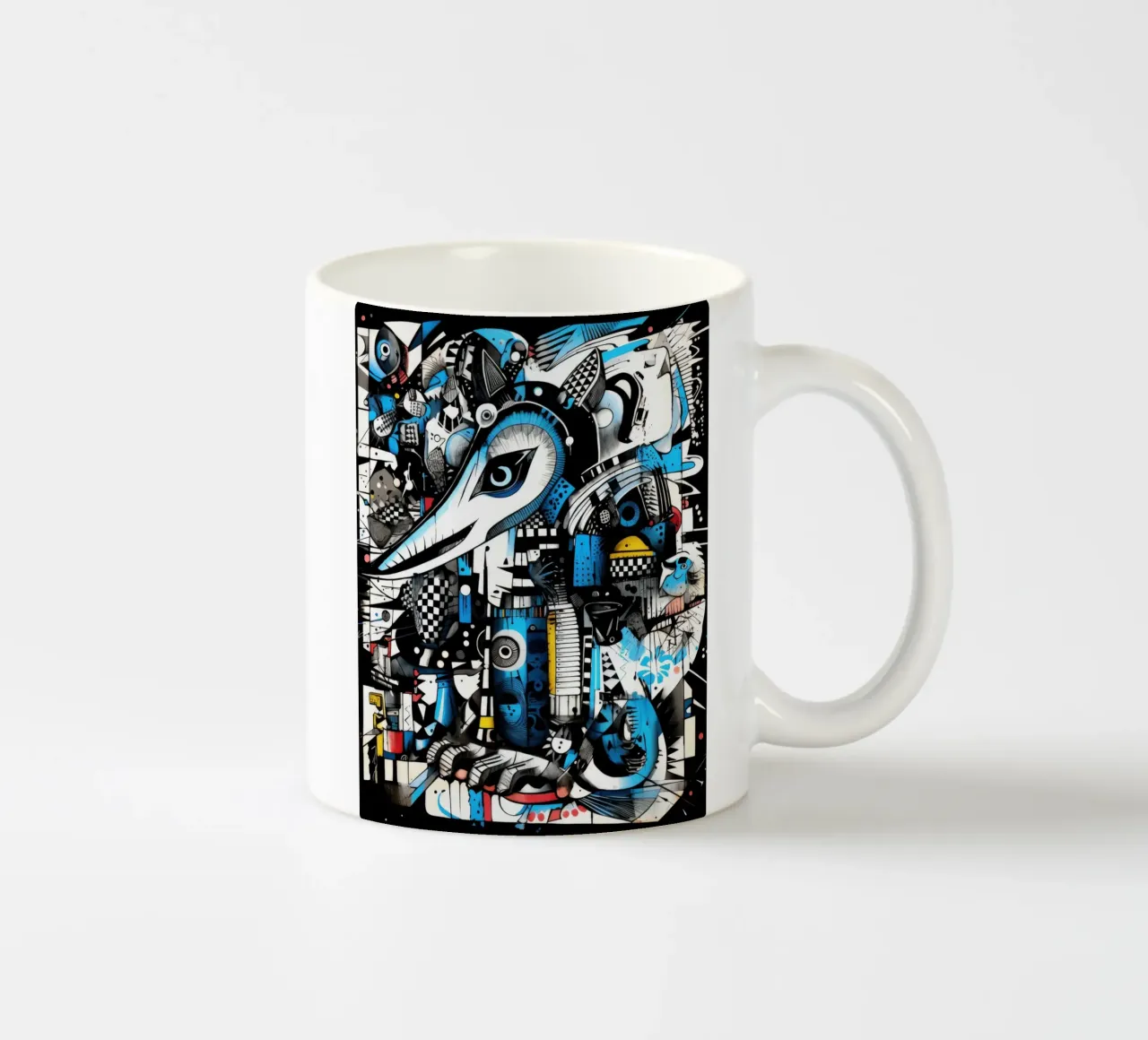 animali graffiti tazza in ceramica da Art Digital Visuel