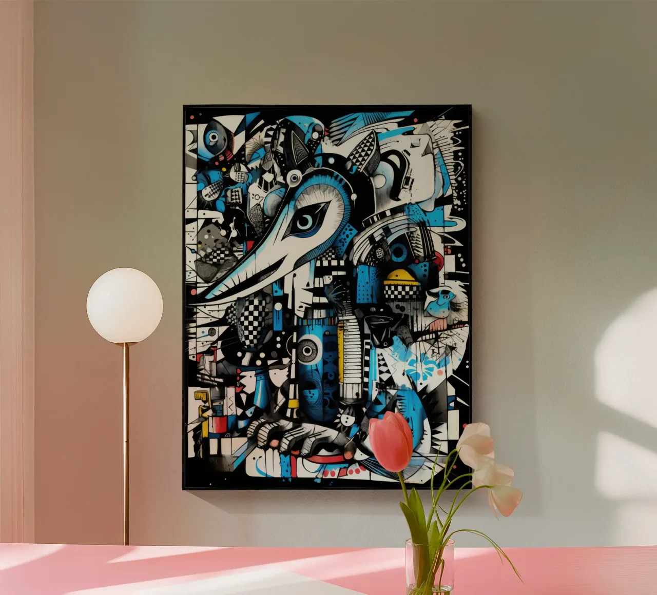 graffiti animals plexiglas de Art Digital Visuel