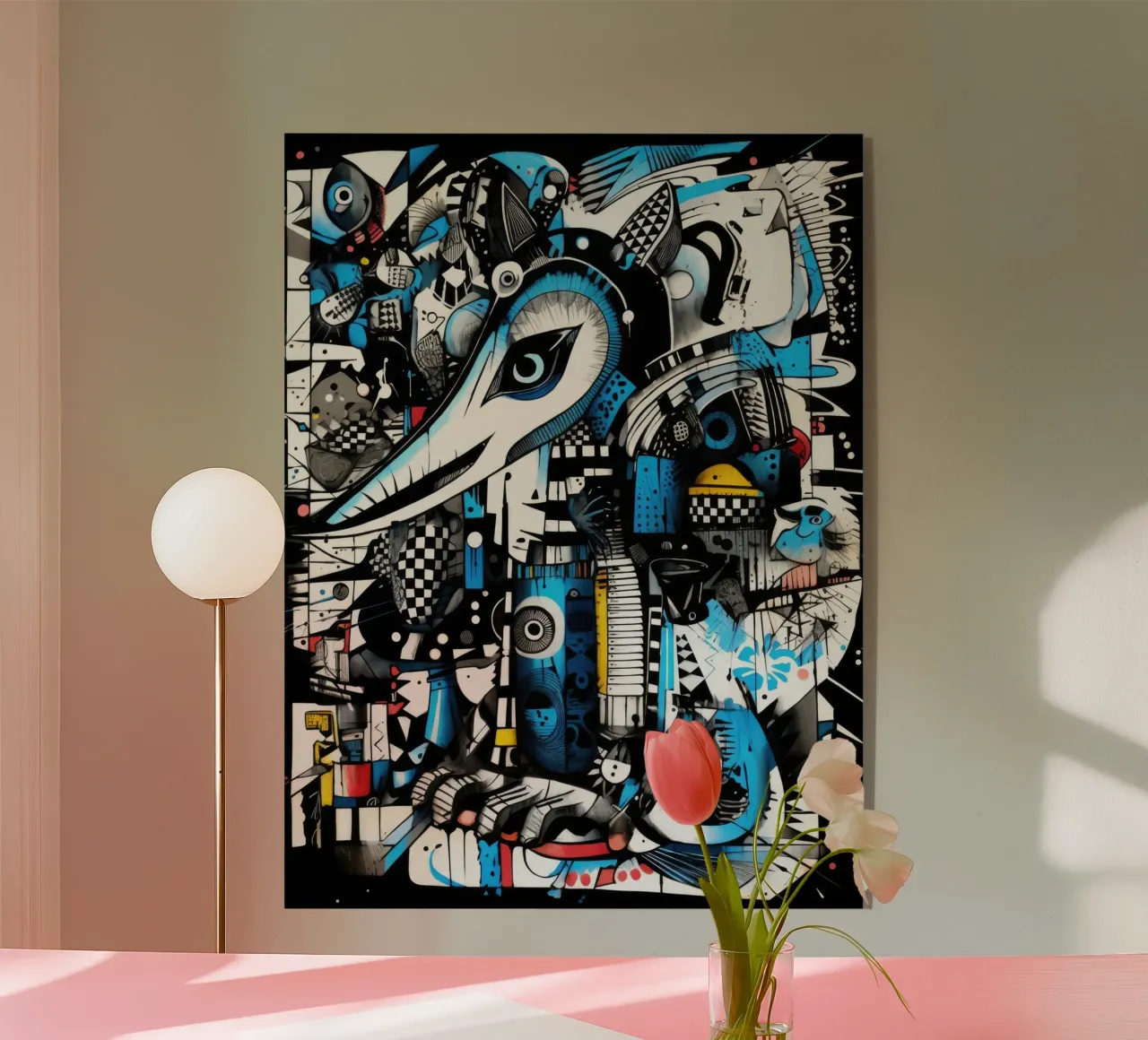 graffiti animals plexiglas de Art Digital Visuel