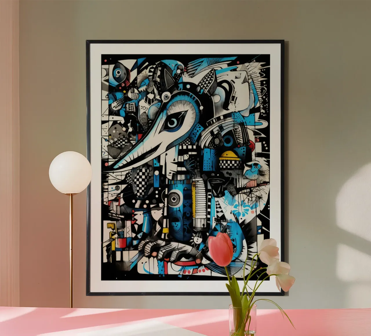 graffiti animals poster by Art Digital Visuel