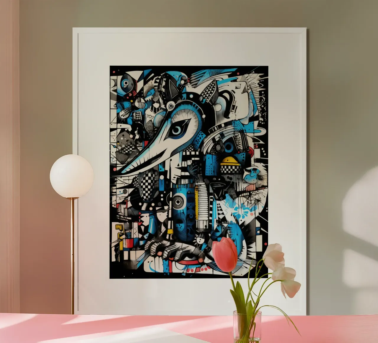 graffiti animals poster by Art Digital Visuel