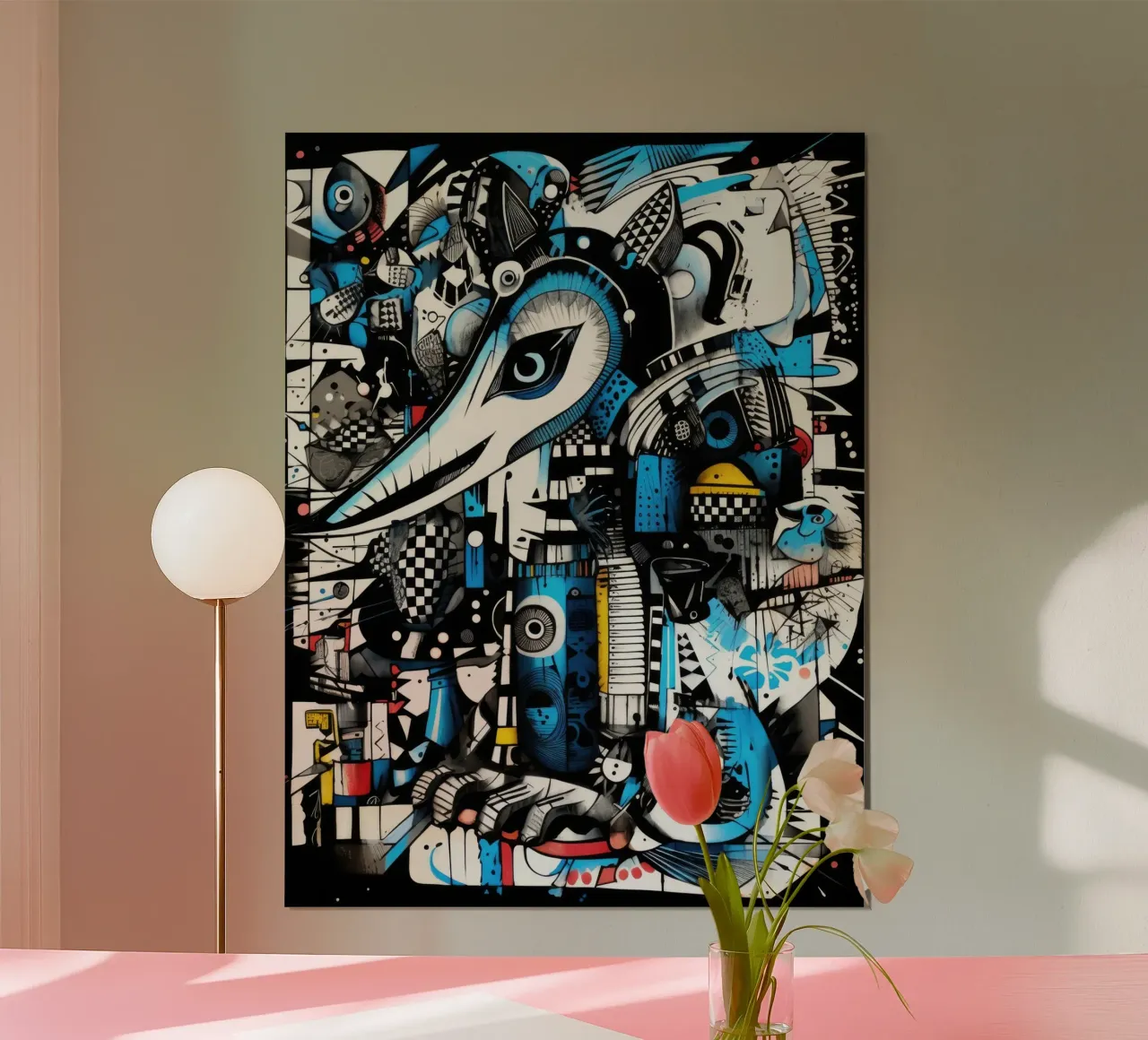 graffiti animals poster by Art Digital Visuel