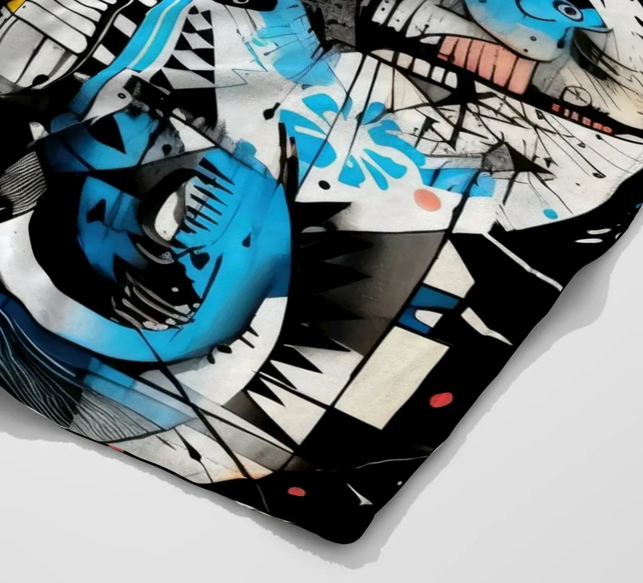 animali graffiti coperta in pile da Art Digital Visuel
