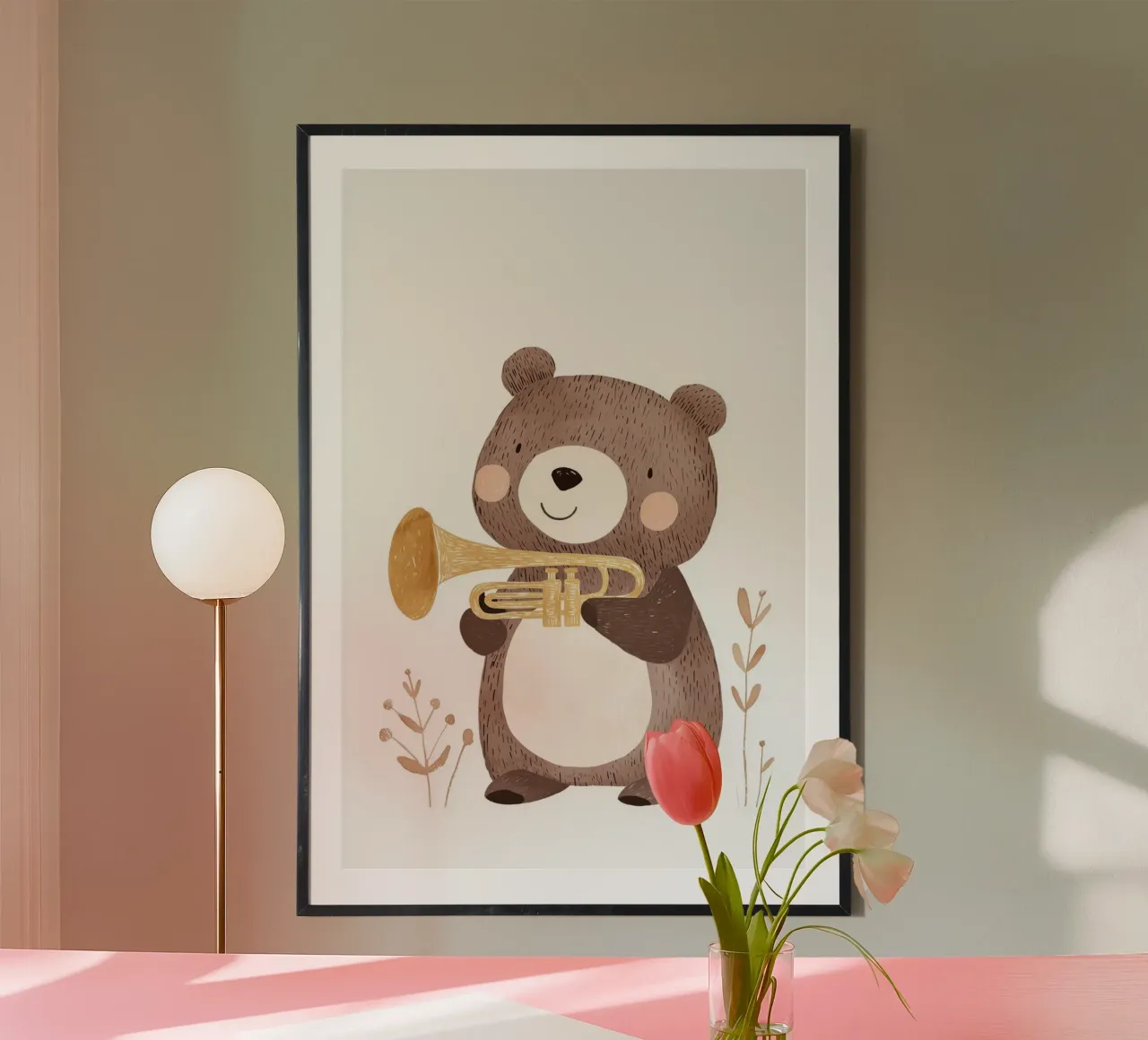 Bear With Trumpet poster da treechild