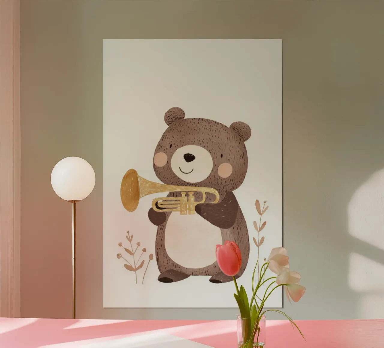 Bear With Trumpet poster da treechild