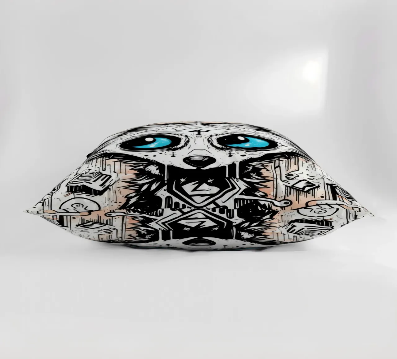 animali graffiti cuscino da Art Digital Visuel