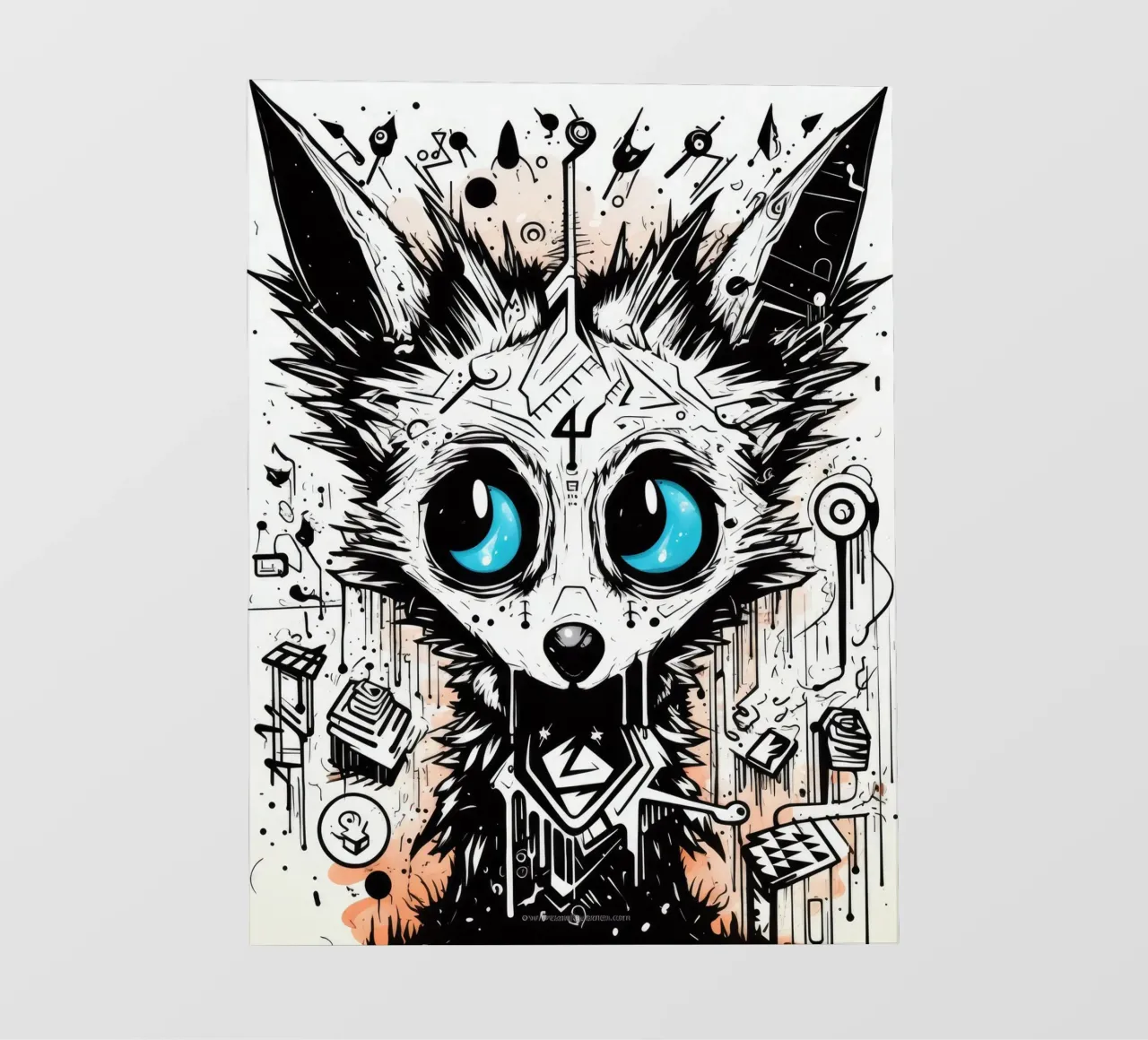 animali graffiti pellicola backlit da Art Digital Visuel