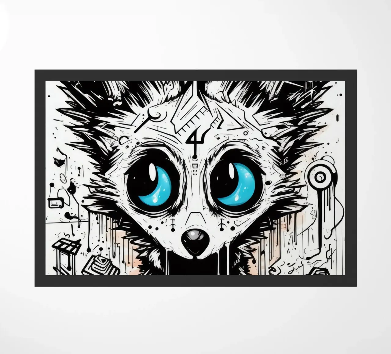 animali graffiti zerbino da Art Digital Visuel
