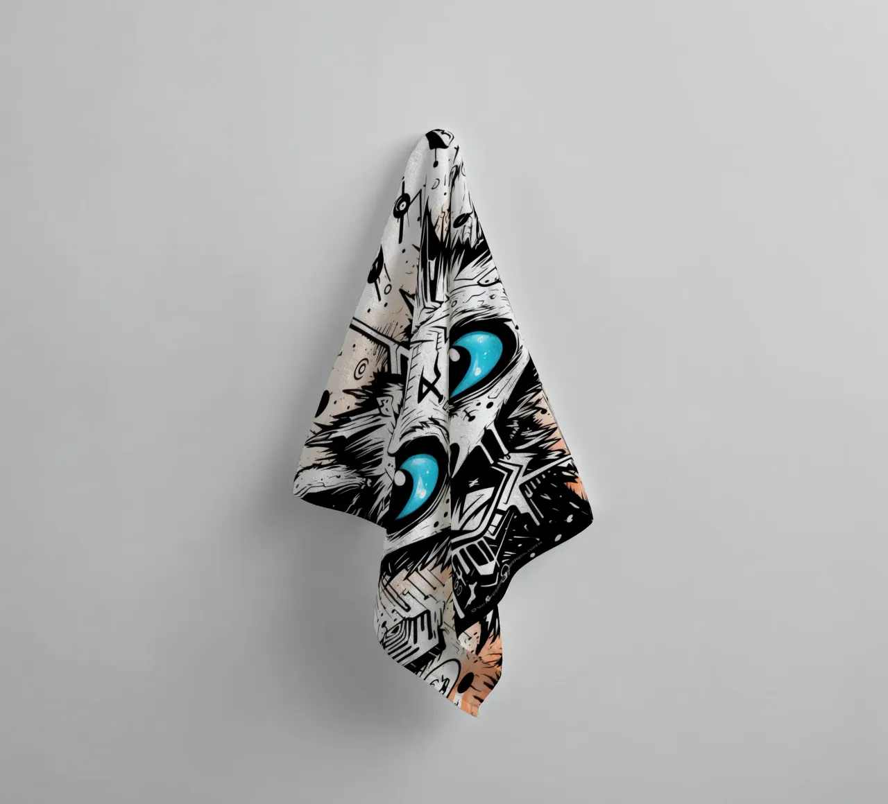 animali graffiti asciugamano da bagno da Art Digital Visuel