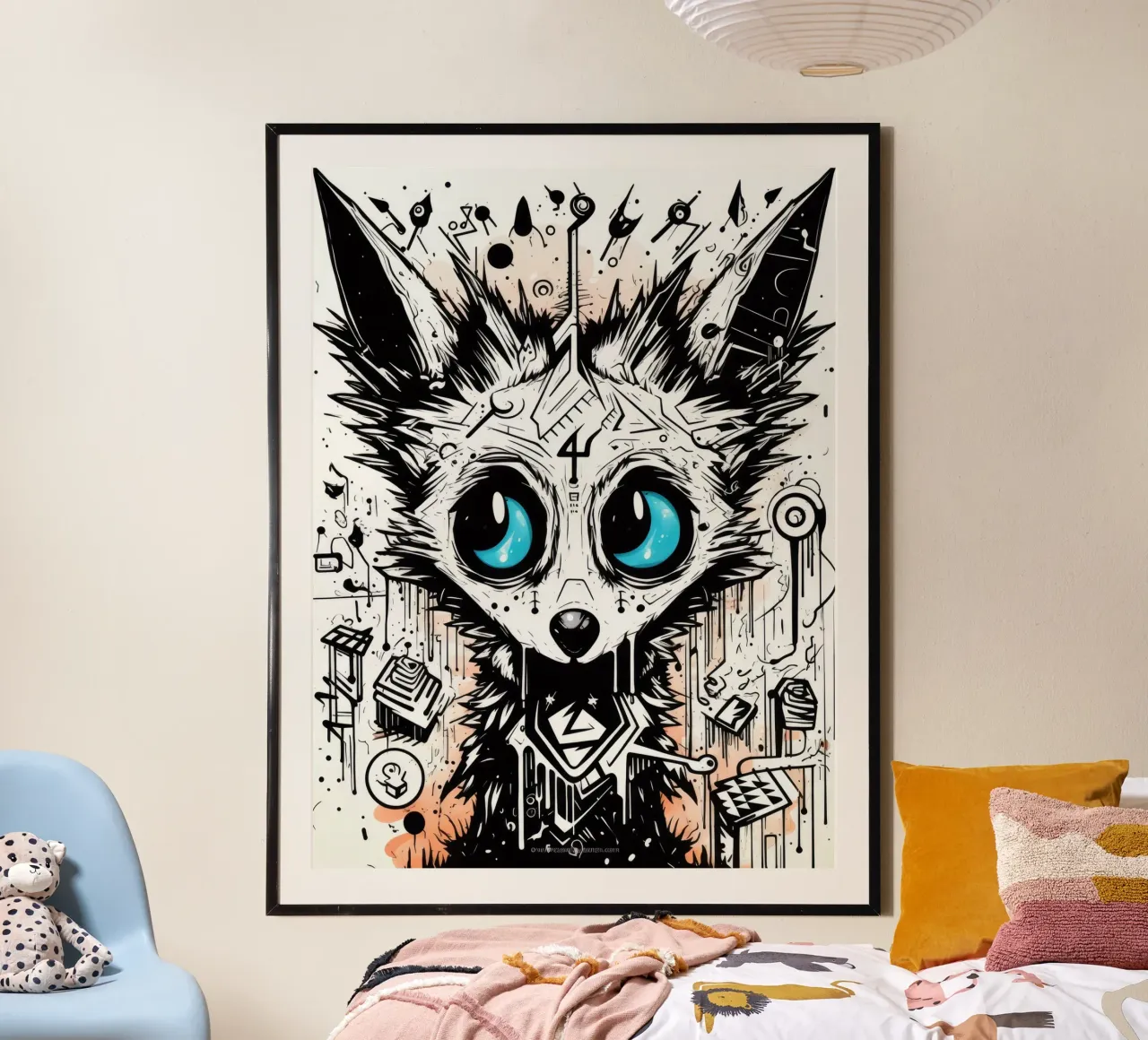animali graffiti carta hahnemühle da Art Digital Visuel