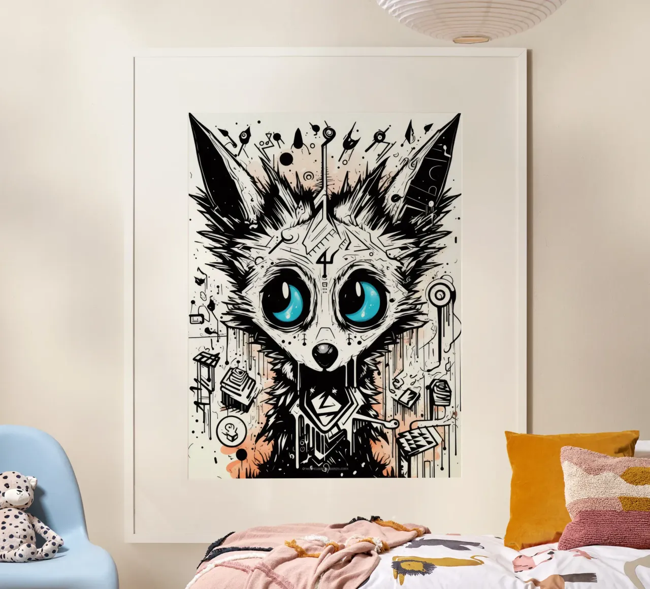 animali graffiti carta hahnemühle da Art Digital Visuel