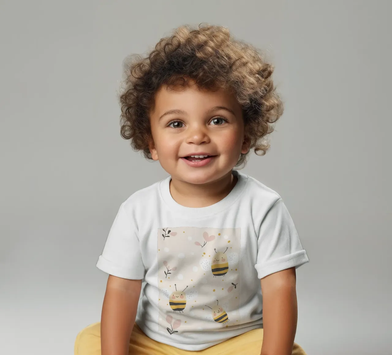 Happy Bees maglietta neonato da treechild