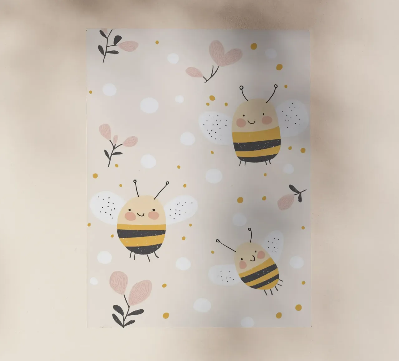 Happy Bees pellicola backlit da treechild