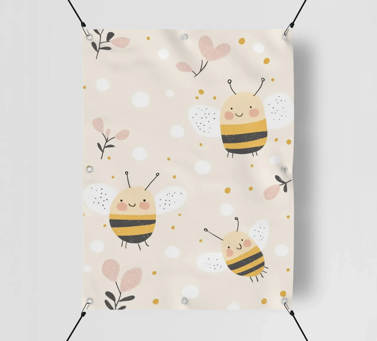 Happy Bees telo in pvc da treechild