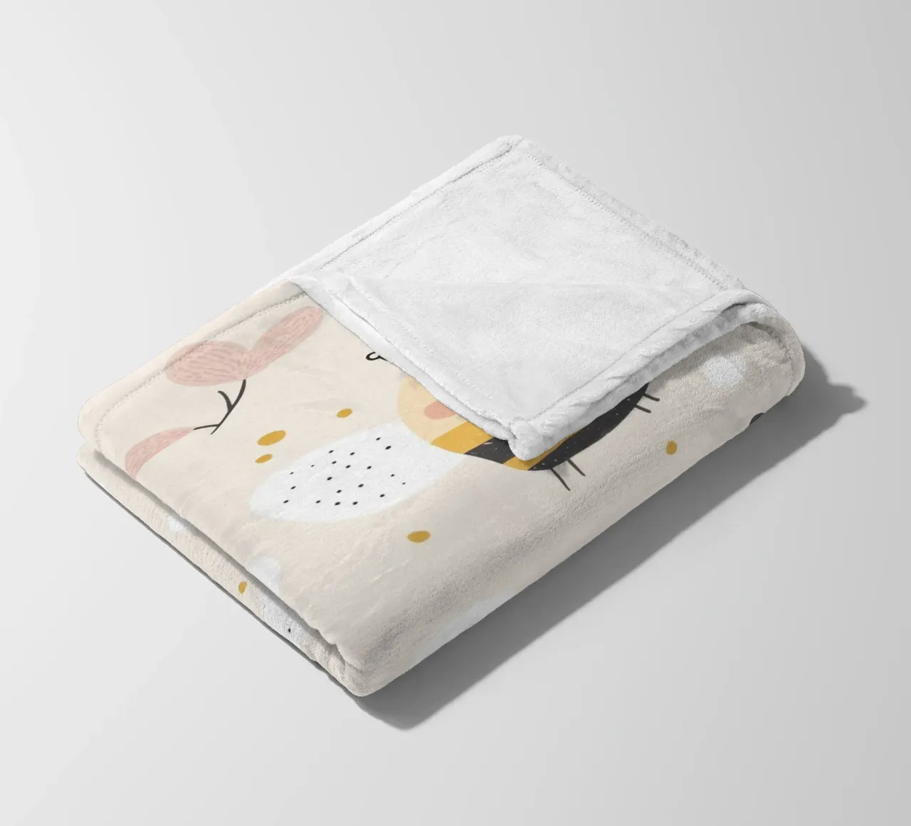 Happy Bees coperta in pile da treechild