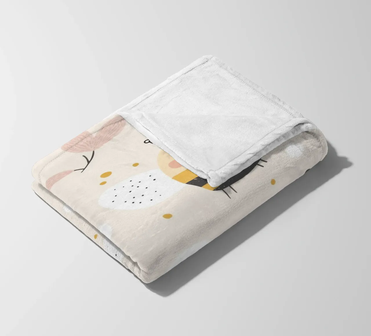 Happy Bees coperta in pile da treechild