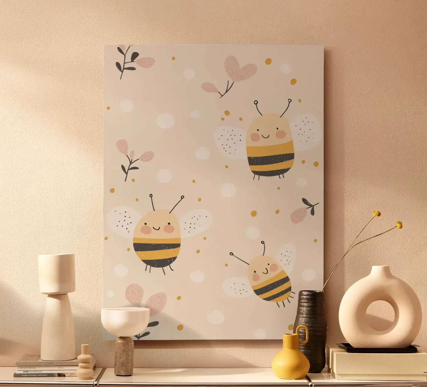 Happy Bees alluminio dibond da treechild