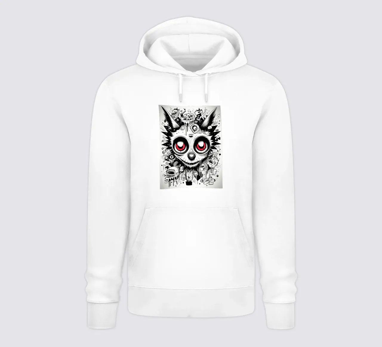 animali graffiti felpa con cappuccio da Art Digital Visuel