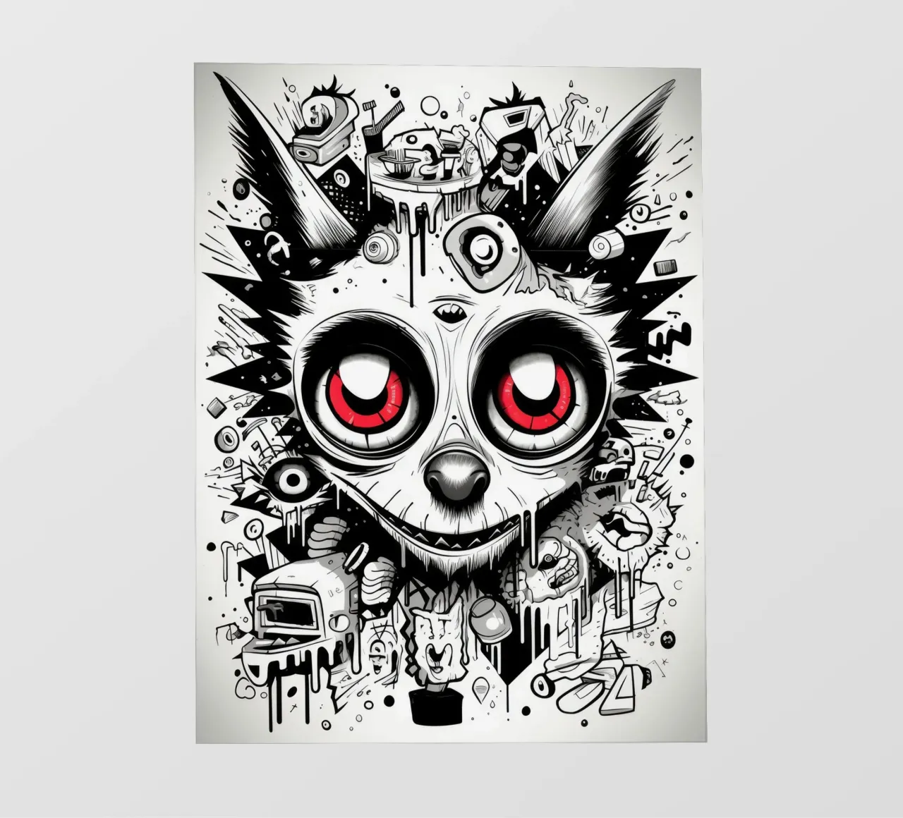 animali graffiti pellicola backlit da Art Digital Visuel