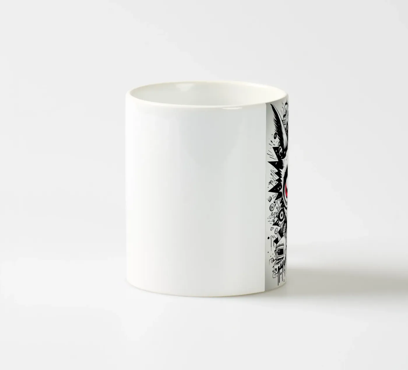 graffiti animals ceramic mug by Art Digital Visuel