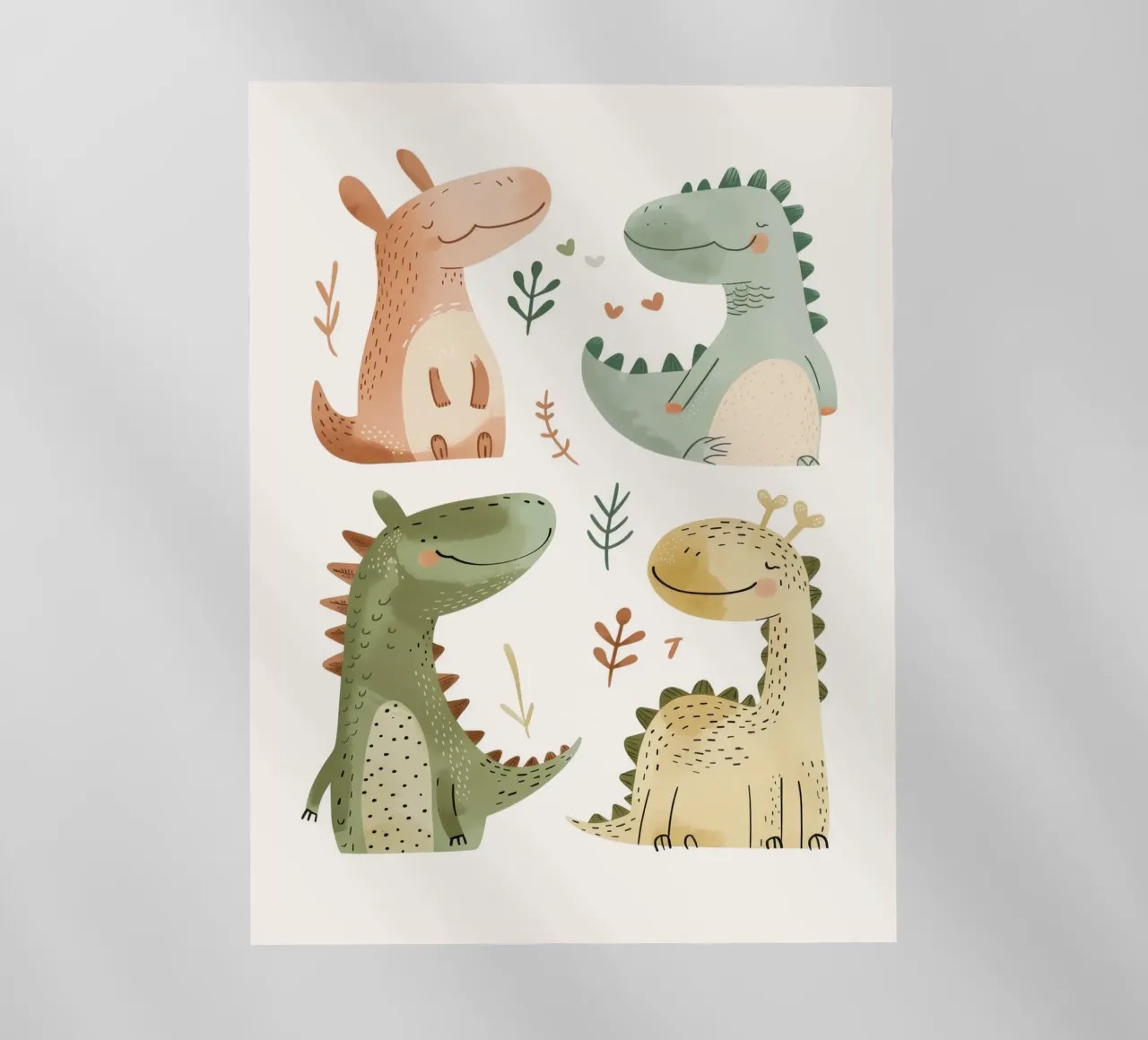 Happy Dinosaurs pellicola backlit da treechild