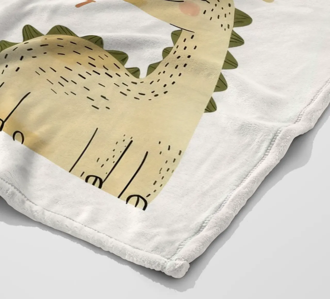 Happy Dinosaurs coperta in pile da treechild