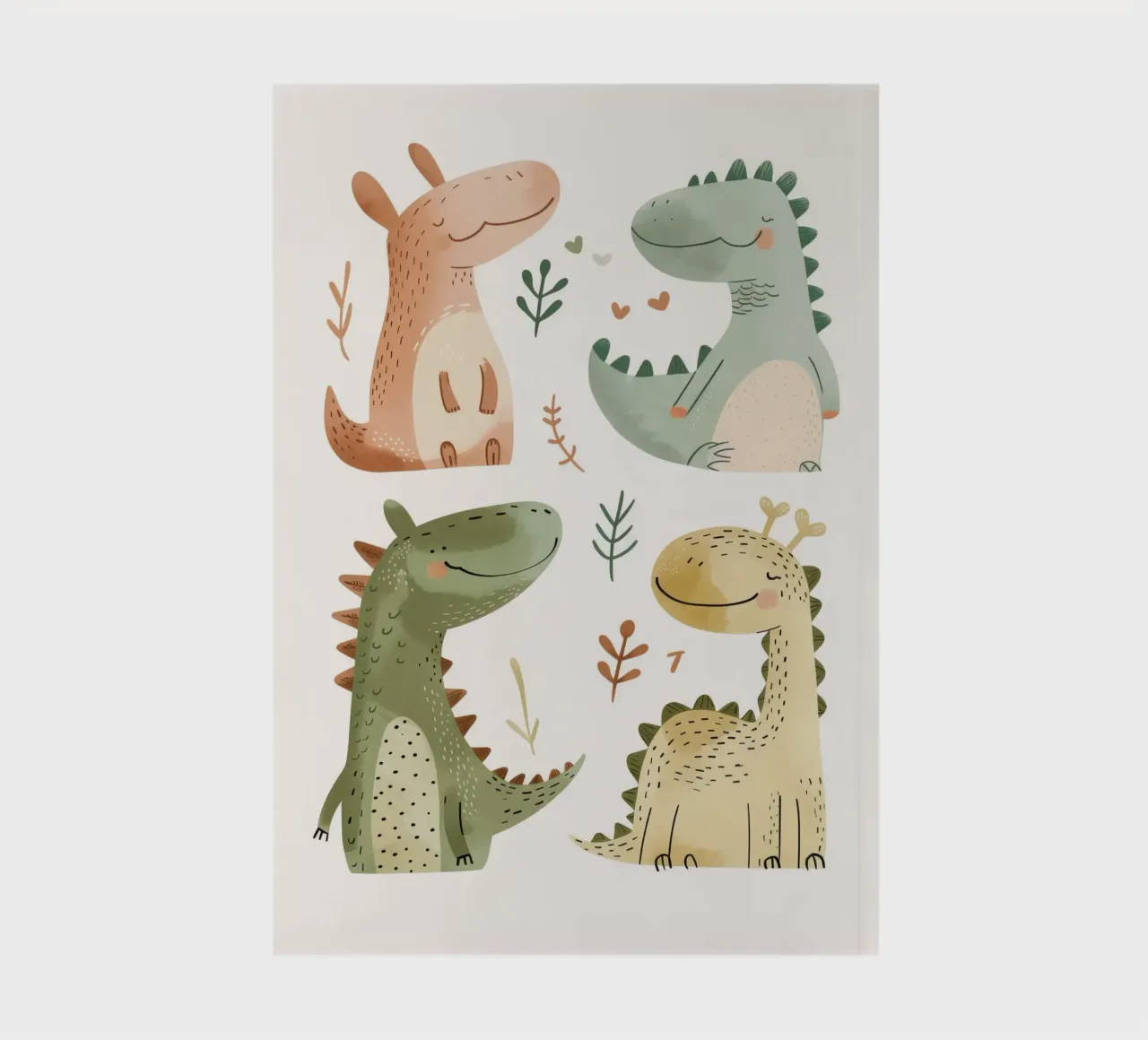 Happy Dinosaurs notebook by treechild