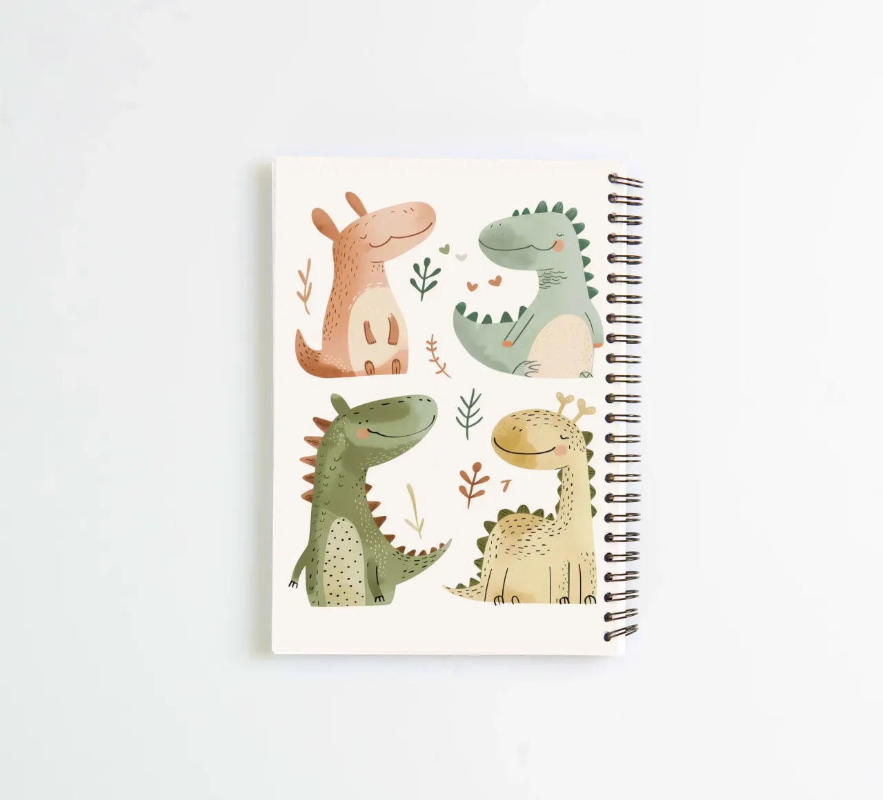 Happy Dinosaurs spiral notebook by treechild