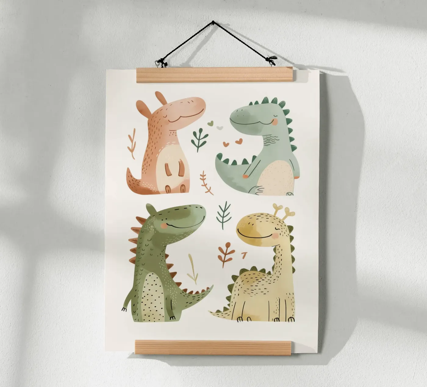 Happy Dinosaurs poster da treechild
