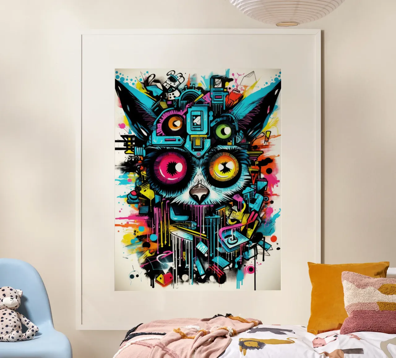 animali graffiti poster da Art Digital Visuel