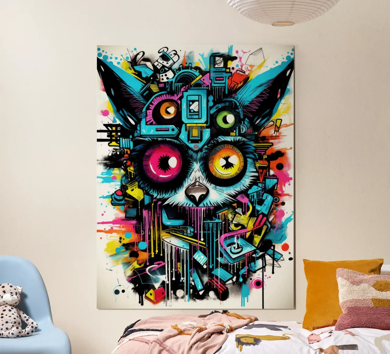 animali graffiti poster da Art Digital Visuel
