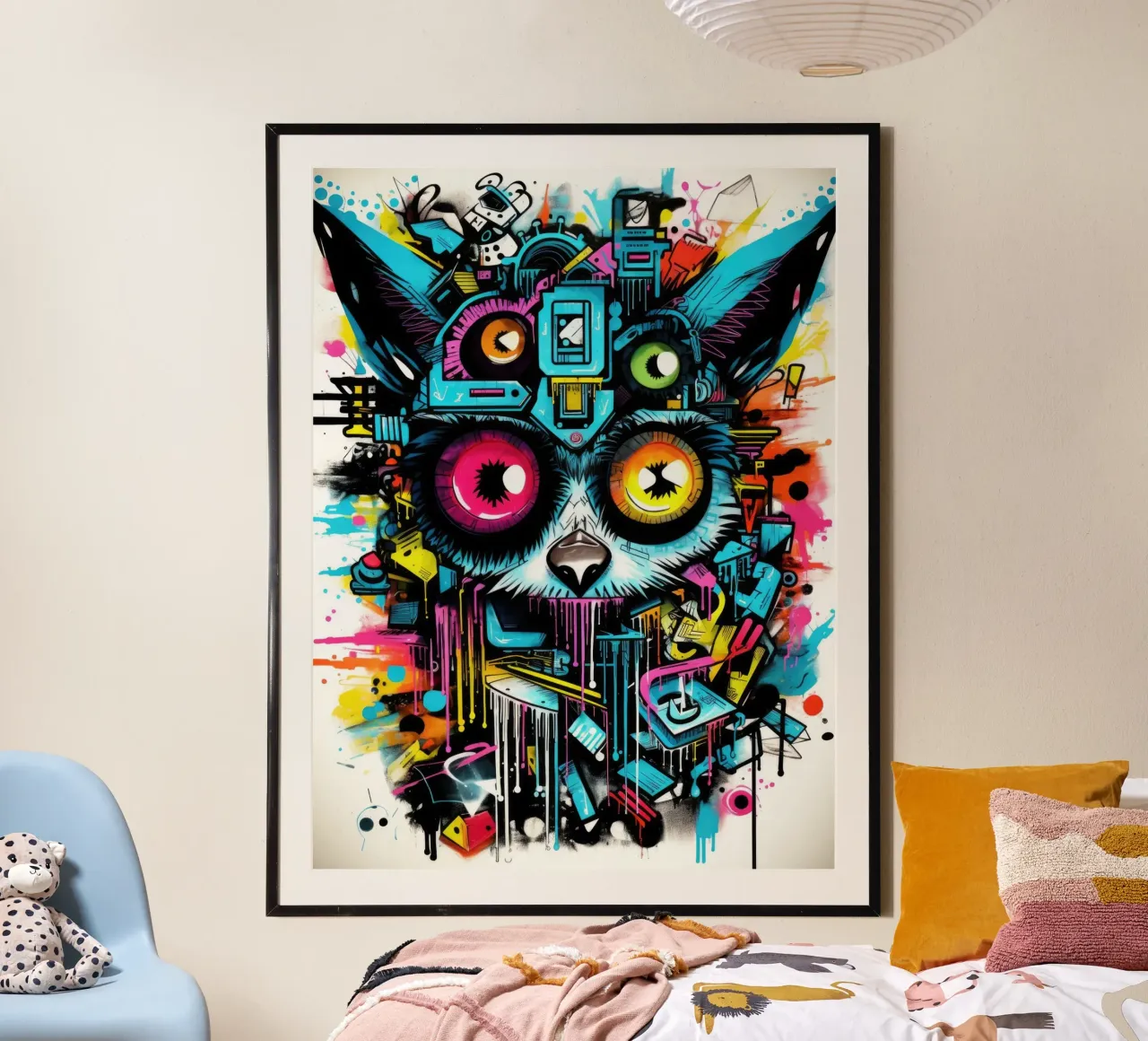 animali graffiti poster da Art Digital Visuel