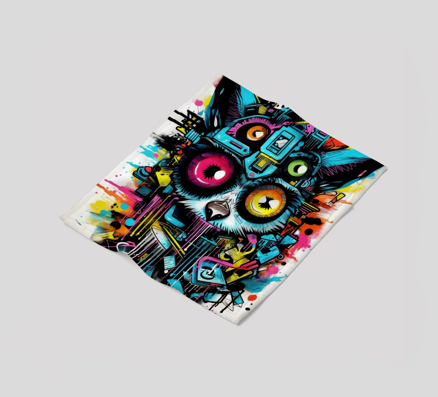 graffiti animals coperta in pile da Art Digital Visuel