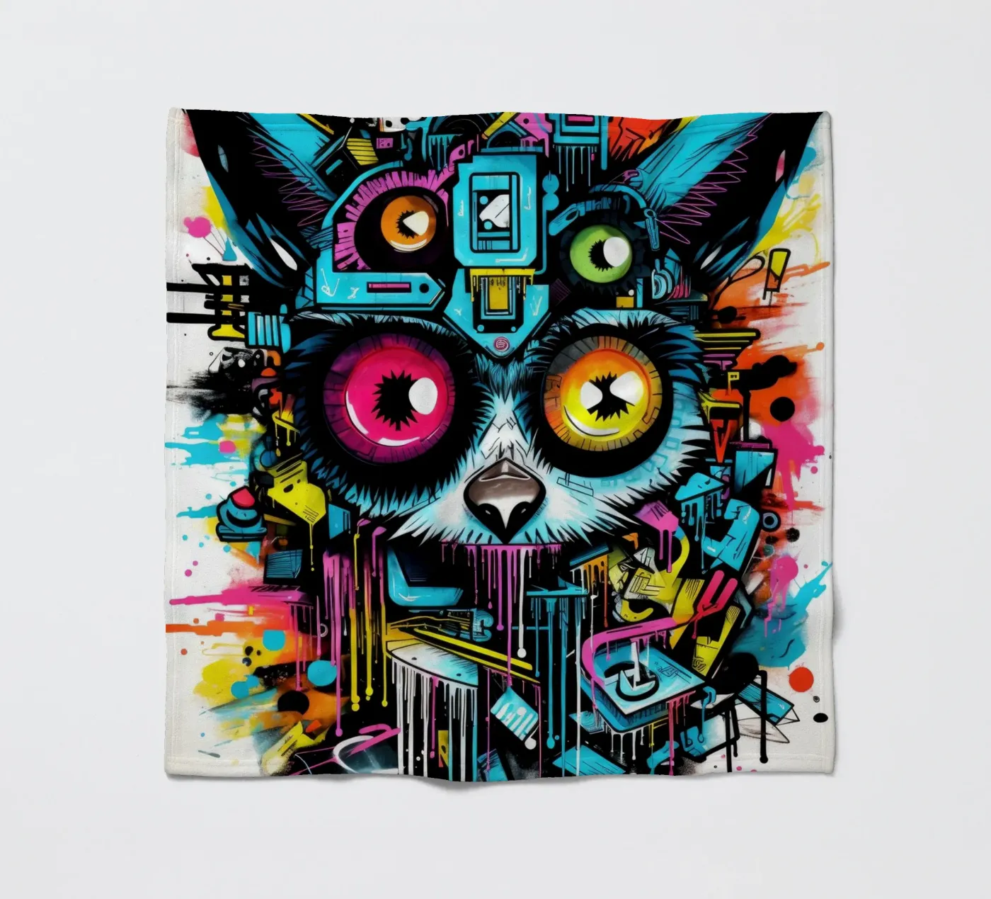 graffiti animals coperta in pile da Art Digital Visuel