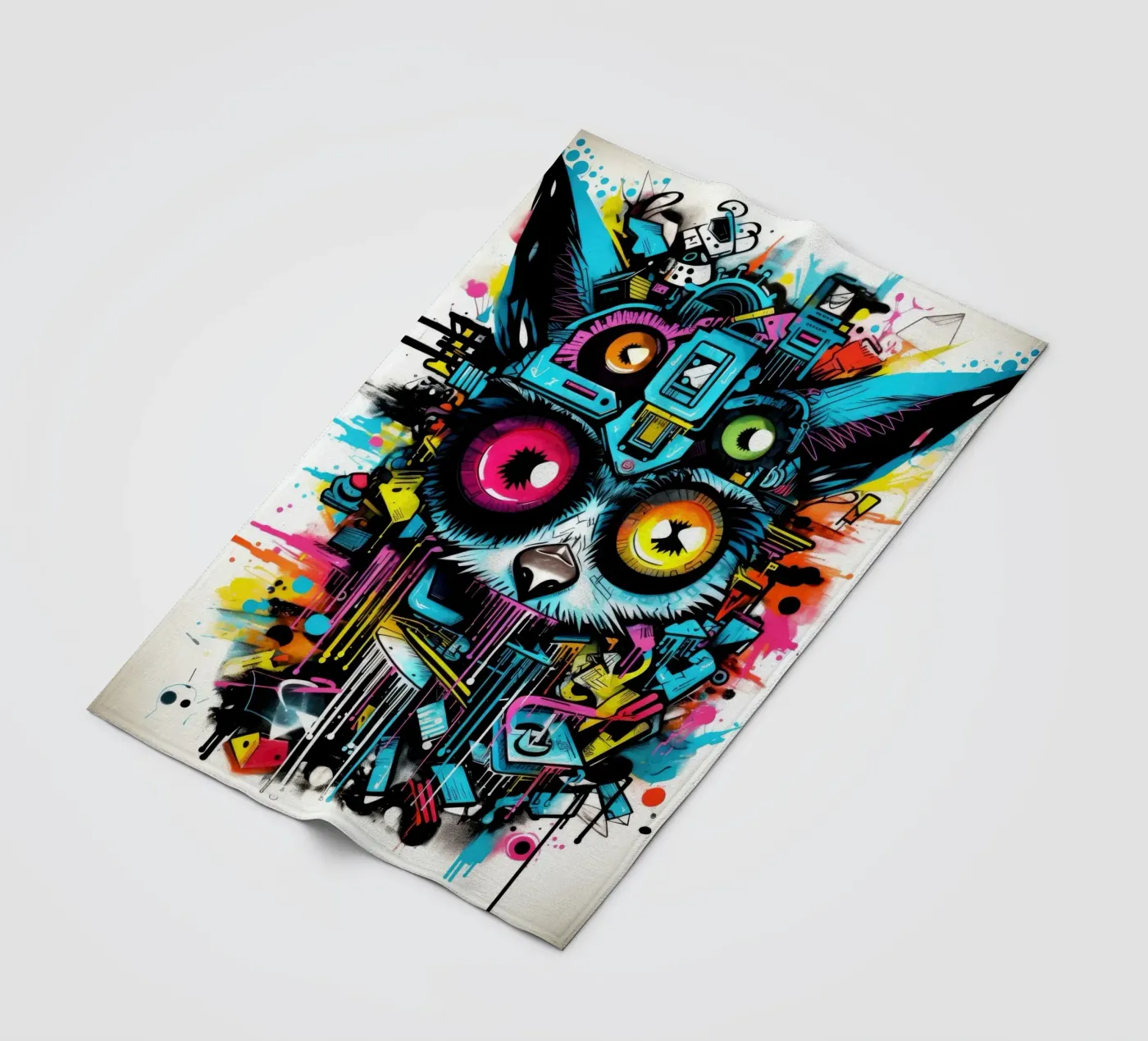 graffiti animals coperta in pile da Art Digital Visuel