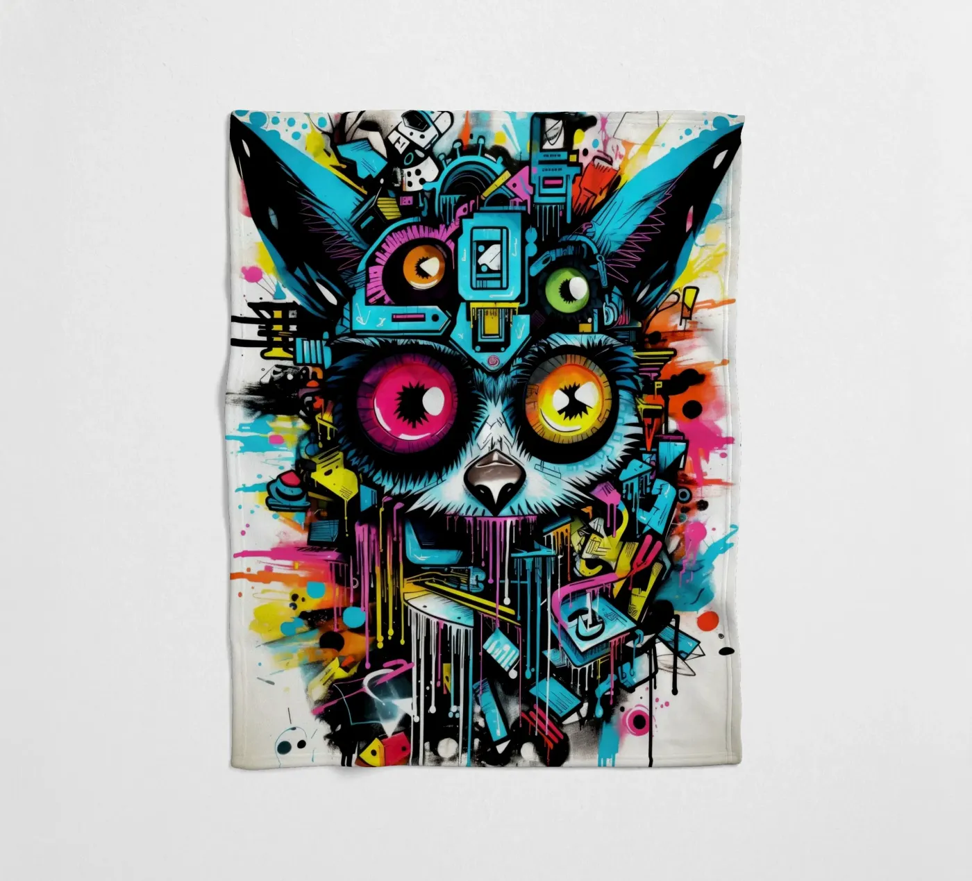 graffiti animals coperta in pile da Art Digital Visuel