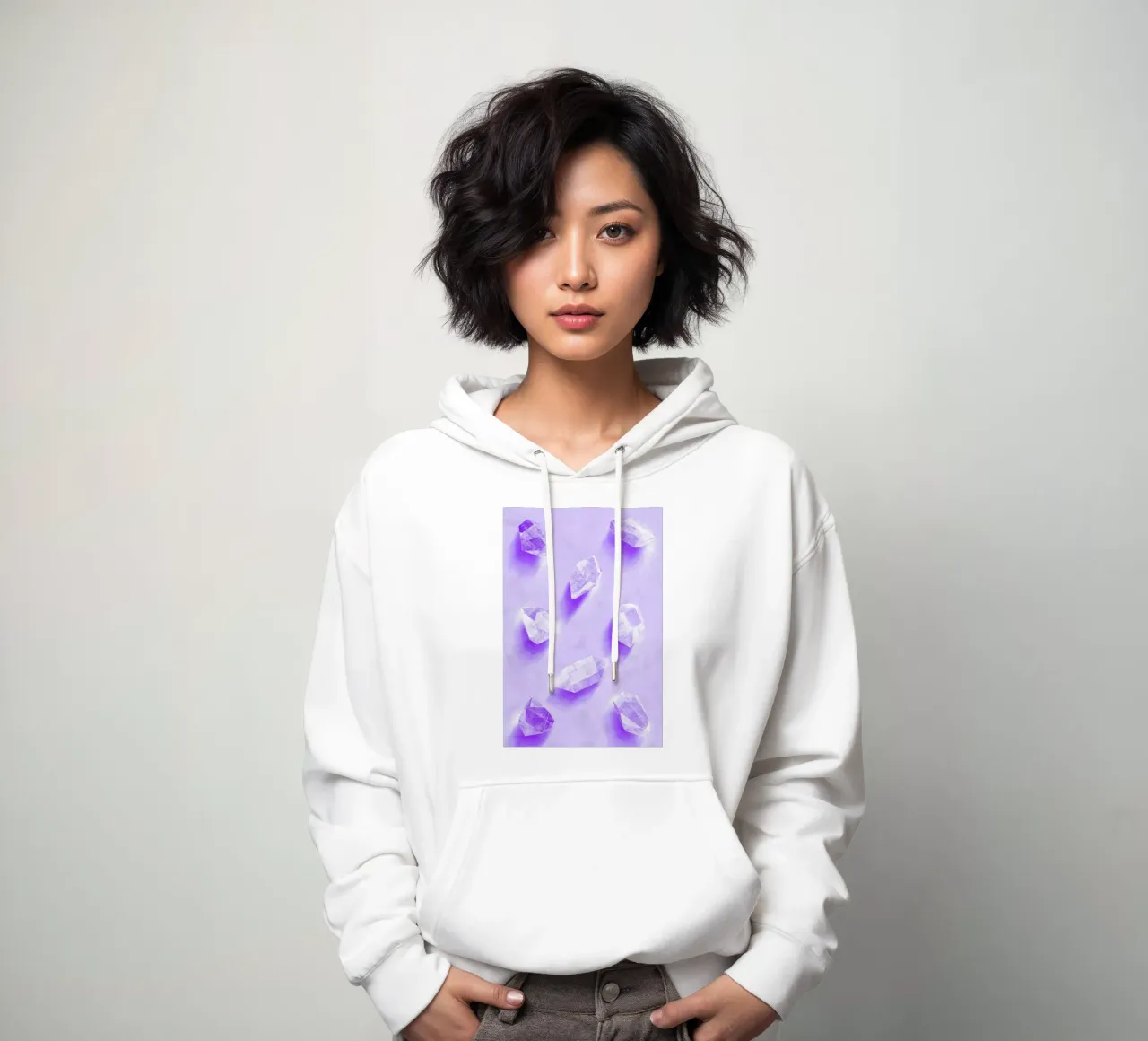 Stones felpa con cappuccio da STUDIO LEEMO