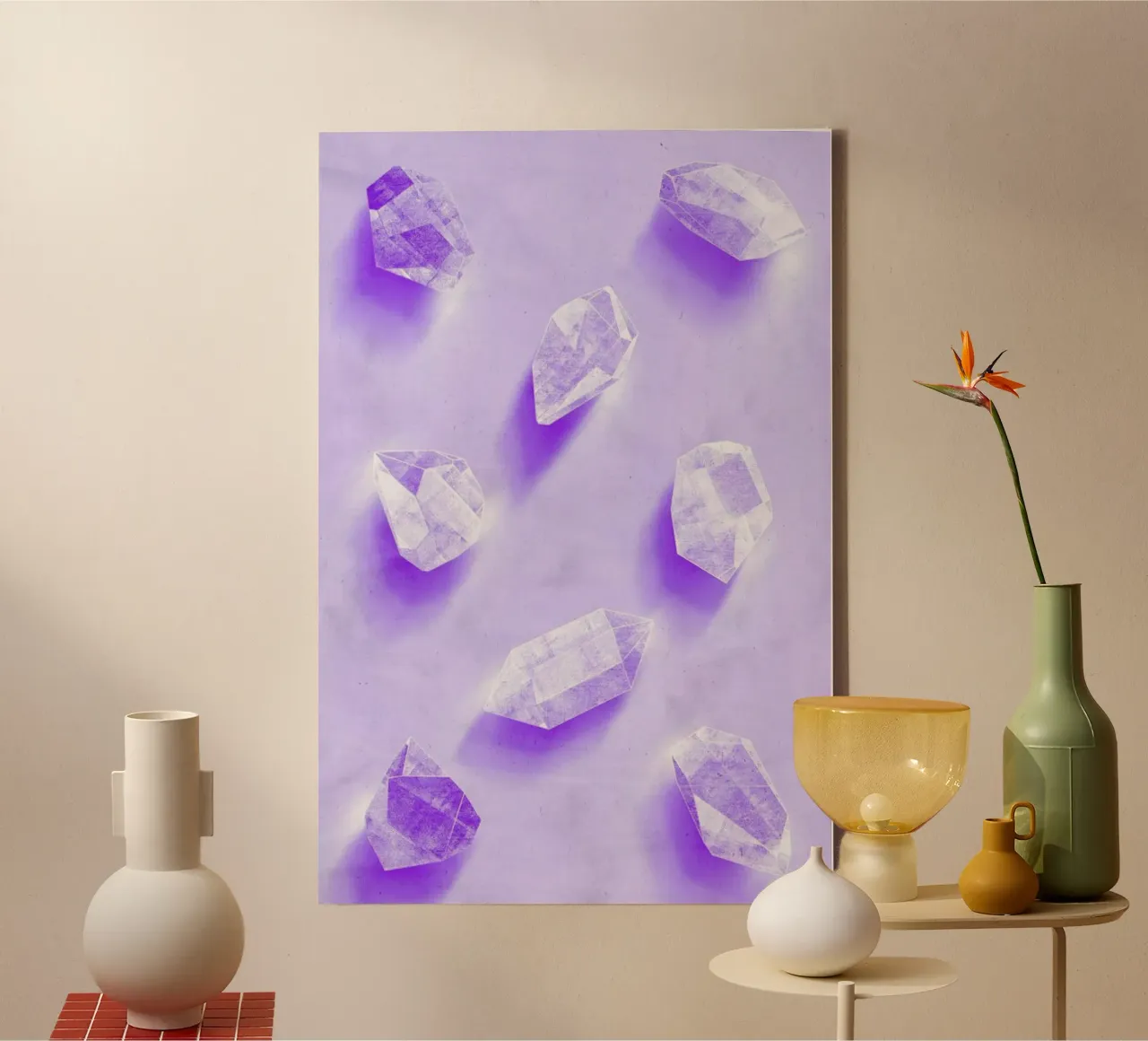 Stones tela con Cornice a cassetta da STUDIO LEEMO