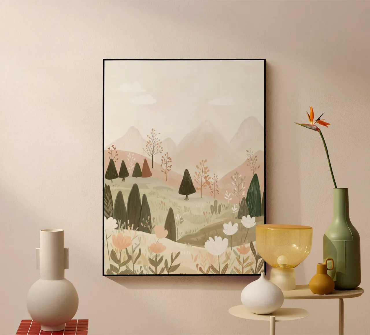 Pastel Landscape plexiglass da treechild