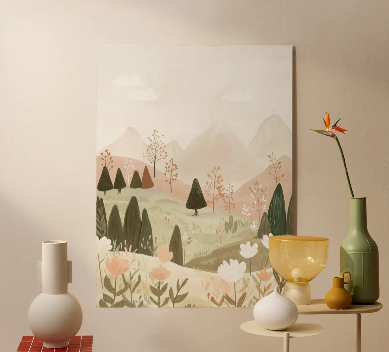 Pastel Landscape plexiglass da treechild