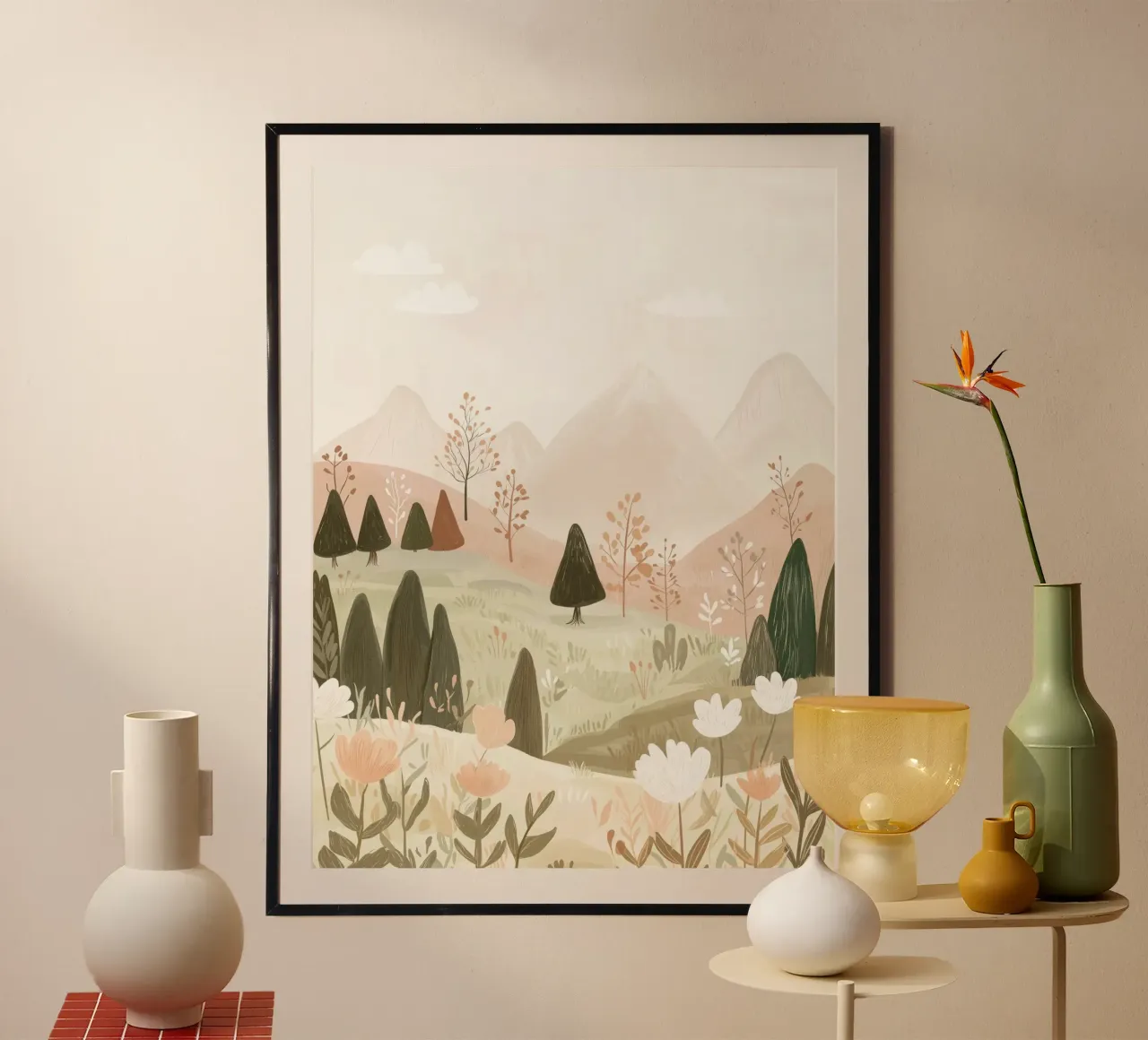 Pastel Landscape hahnemühle by treechild