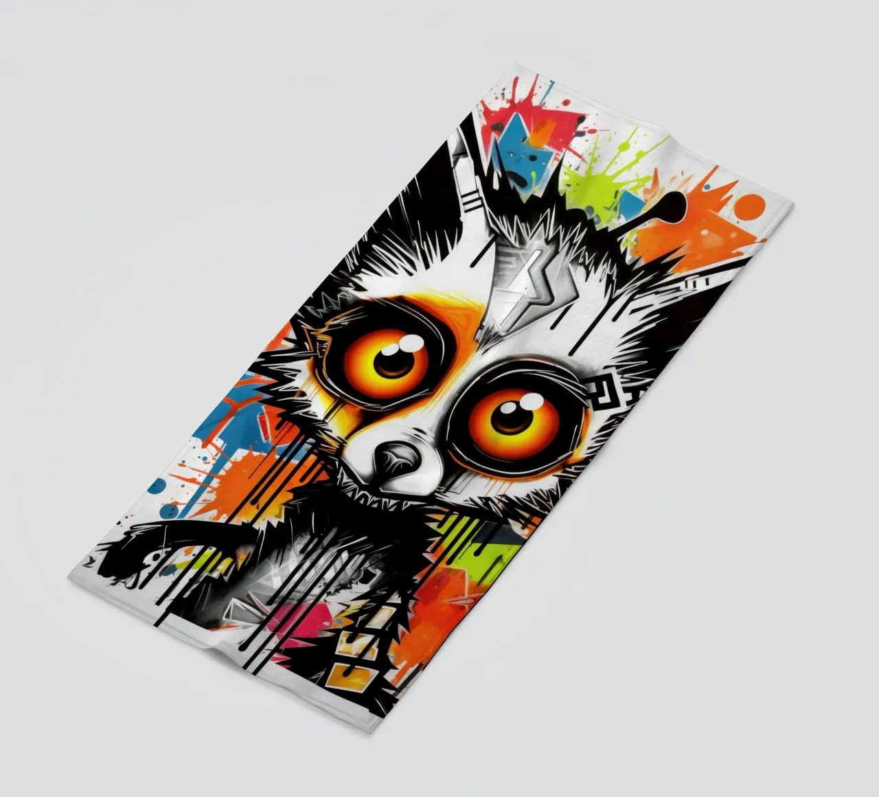 animali graffiti telo mare da Art Digital Visuel