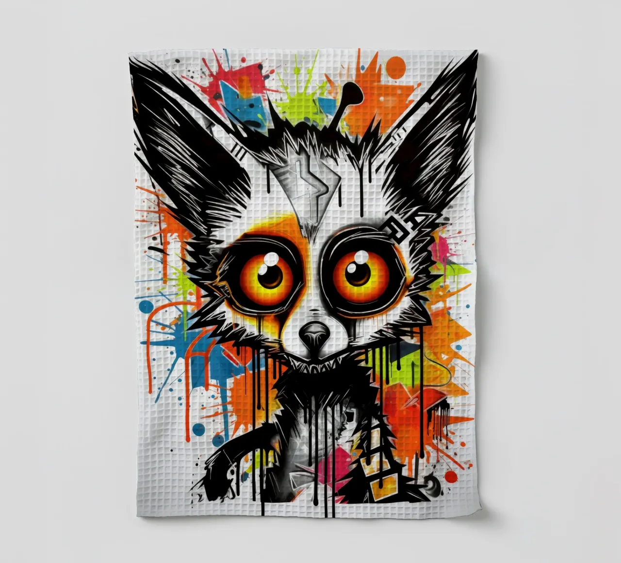 animali graffiti canovaccio da cucina da Art Digital Visuel