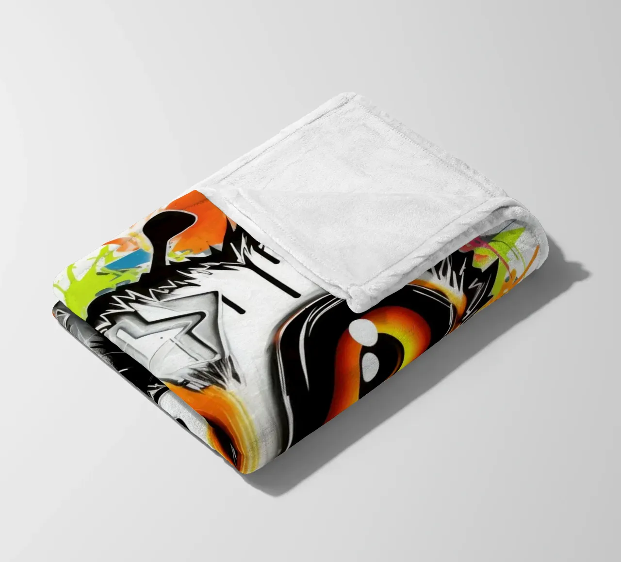 animali graffiti coperta in pile da Art Digital Visuel