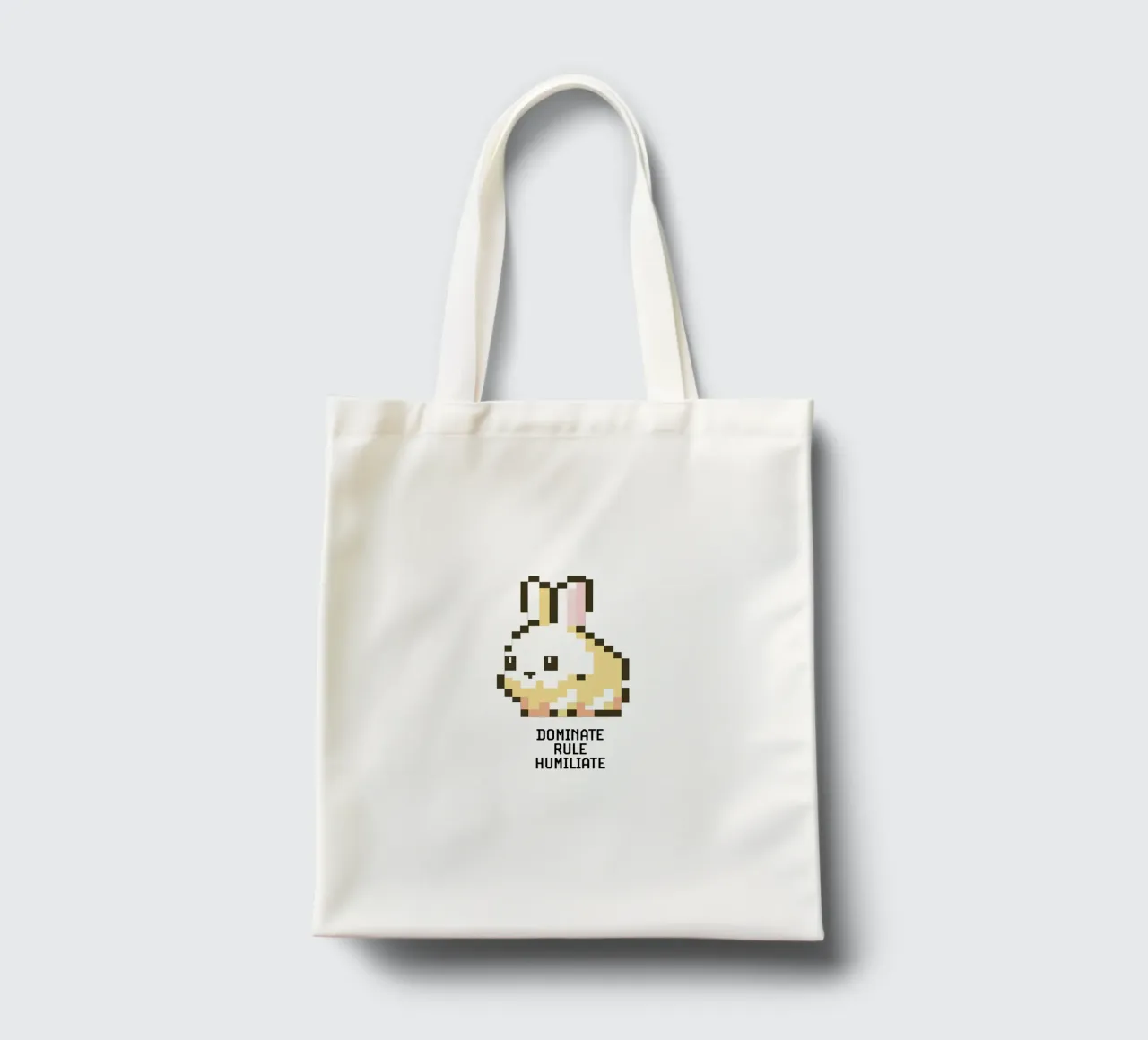 Sassy Rabbit borsa in juta da Hey Vincent