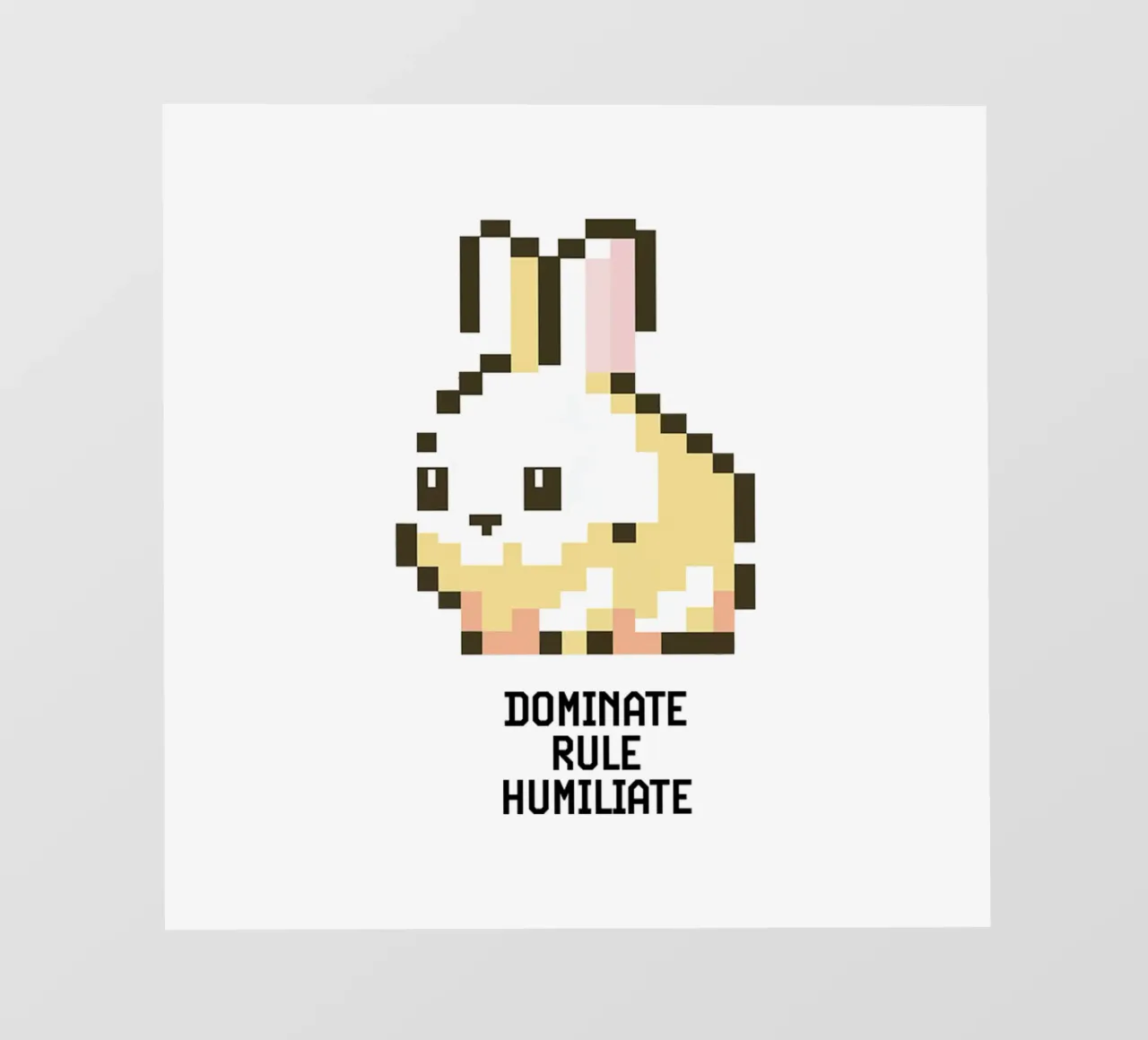 Sassy Rabbit telo in pvc da Hey Vincent